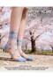 Women's Japanese Korean Style Transparent Socks Heart Pattern
