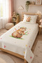 Capybara Patterned Single Pique 160X220 Cm, 160 X 230, 2 Pieces, Polyester, Without Sheets, Mixed - 4