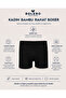 Women's bamboo boxer briefs black - 2