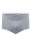 Women's Lace 3-Piece High Waist Panties Black Gray Red - 4
