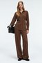 Wrap-Around Shirt Collar Buttoned Bottom Top Suit Suitable for Hijab 2XL 6XL - 2