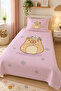 Capybara Patterned Single Pique 160X220 Cm, 160 X 230, 2 Pieces, Polyester, Without Sheets, Mixed - 8