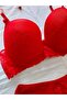 Supported Micro Lace Women's Bra Panty Set - 2-Piece Lingerie Set - 4
