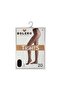 Women's 20 Den Plaid Pattern Pantyhose Black - 2