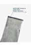 Men's Premium Stitch-Free Bamboo Socks Gray Dotted Square Pattern - 3