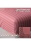 3 Piece Microfiber Bed Sheet Set king size 200 x 200 cm Soft Breathable Bedding 1 Fitted Sheet 2 Pillowcases, Burgendy - 4