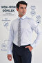 Slim Fit 100% Cotton Non Iron Fabric Blue Shirt Gk 734