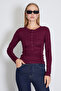 Half Snap Slim Fit Blouse