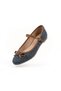 Zri̇n-6321 Laci Linen Daily Babet with Helmet Buckle - 3
