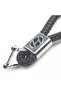 Hyundai Braided Leather Keychain - Hyundai Logo Black Leather Braided Keychain I20 I30 Accent