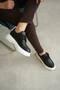 Zrk-x6 premium high quality black and white daily men's lace-up classic shoes - 7