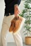 Zrk-x516 premium high quality thick sole tan suede daily men's sneaker