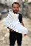 Harmany premium high quality waterproof elastic men's boot white