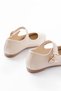 Zri̇n-2606 Beige Daily Women's Ballerinas with Hard Hat - 6