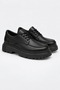Zrj-t13 premium new lace-up men's daily classic shoe - black - 2