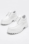 Zrj-t13 premium new lace-up men's daily classic shoe - white - 6