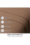 3 Piece Microfiber Bed Sheet Set king size 200 x 200 cm Soft Breathable 1 Fitted Sheet 2 Pillowcase Brown - 6