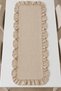 Muslin Ruffled Runner 40 X 110 cm Decorative Tablecloth