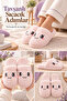Fluffy Silent Sole Rabbit Figured Flat Slippers Women's House Slippers