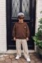 Girls' and Boys' 3-Ply Cotton Plain Sweatshirt Striped Pants Lower and Upper Set 2-8 Years