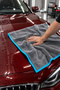 (3 Pieces) Microfiber Colored Piping Car, Washing, Drying, Wiping, Cleaning Cloth 50X70 - 5
