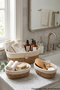 Natural Wicker 3-Piece Organizer Basket Set - Bohemian Home Decoration Organizing Box