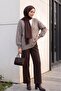 Lace-Like Knit Floral Embroidered Buttoned Knitwear Cardigan - Earthy - 5