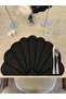 Oyster Black Color Leather American Service Set