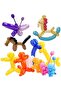 20pcs Mixed Color Sausage Balloon + 1Pc Sausage Balloon Pump - 6