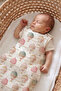 4 Layer Muslin 1.2 Tog Baby Sleeping Bag (0-18 Months) - Pink Air Balloons