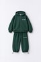 Unisex Kids 100% Cotton Oversize Adjustable Leg Hooded 2-Piece Tracksuit Set - 3