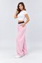 Women's Wide Leg Baggy Sweatpants with Elastic Waist and Pockets - 2