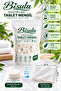 Compressed Tablet Wipes 4-Pack 1600 Pieces |   Water-Activated Wipes |   Dry Wipes |   Baby Wipes - 3