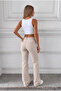 Distressed Washed High Waist Flare/Spanish Jeans - 5