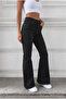 Distressed Washed High Waist Flare/Spanish Jeans - 3