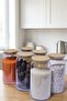 6-Piece Vacuum Glass Storage/Organization Jars with Bamboo Lids 1130 ml - 3