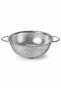 Stainless Steel Pasta Strainer 25 cm |   Double Handle Metal Vegetable and Fruit Washing and Straining Colander - 4
