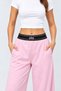 Women's Wide Leg Baggy Sweatpants with Elastic Waist and Pockets - 4