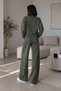 Women's Embroidered Sweatshirt and Wide-Leg Pants Two-Piece Set - 3