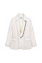 ASİMETRİK İŞLEMELİ KREP BLAZER - 3