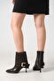 Women's Lavren Heeled Short Boots - Brown - 2