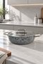 Peakstone Flat Pot 26 cm Gray