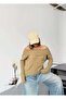 Madonna Collared Knitwear Blouse — Khaki - 2