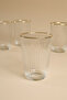 Splendid Gold Set of 4 Soft Drink Glasses 395 Cc - 4