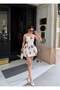 Poplin Fabric Large Polka Dot Balloon Dress — White - 6