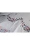 Lara Embroidered & Tasseled Pique Set - Cream/Blue - 5