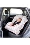 100% Cotton Muslin Stroller & Car Seat Cover - Bébé Lapin Rose - 4