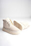 Beige Men's Fur-Lined Cold Weather Resistant Winter Boots - 7