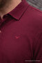 Men's Large Size Premium Burgundy Polo T-Shirt - 3