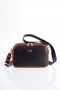 As 724 Women's Baguette Bag Handbag Shoulder Bag Black Tan